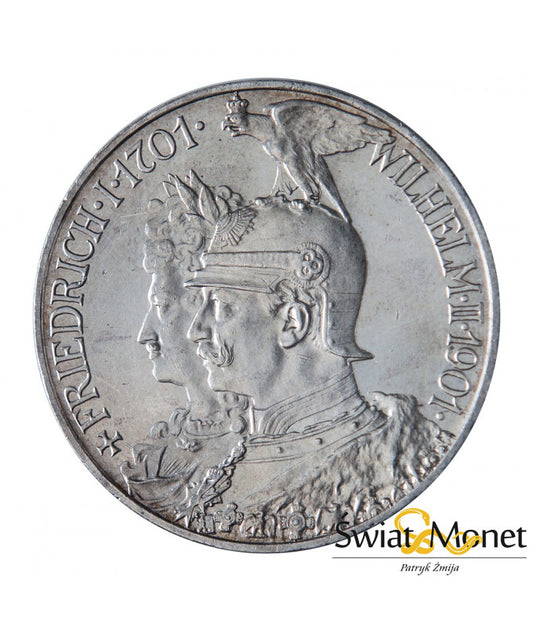 5 marek 1901 Wilhelm II 200 lat dynastii Prusy
