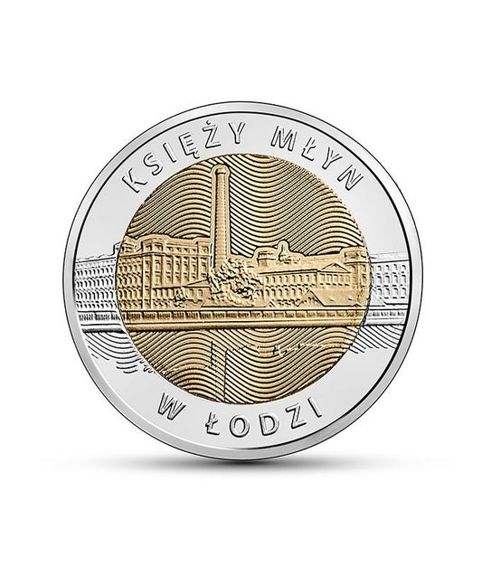5 zł Księży Młyn 2016 Moneta Okolicznościowa