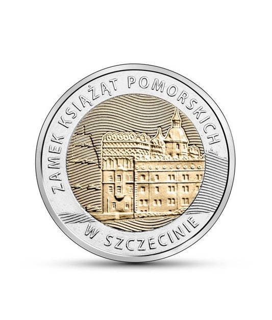 5 zł Zamek Książąt Pomorskich w Szczecinie 2016