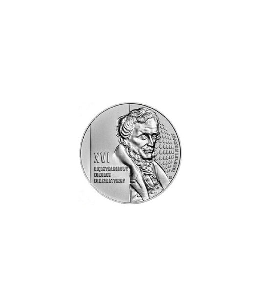 50 zł XVI Międzynarodowy Kongres Numizmatyczny - Moneta Kolekcjonerska
