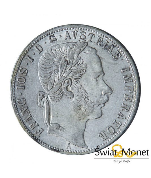 Austria 1 Floren 1871 Franciszek Józef st. -I/II+