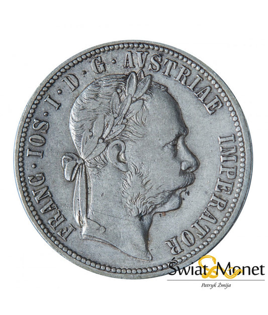 Austria 1 Floren 1879 Franciszek Józef