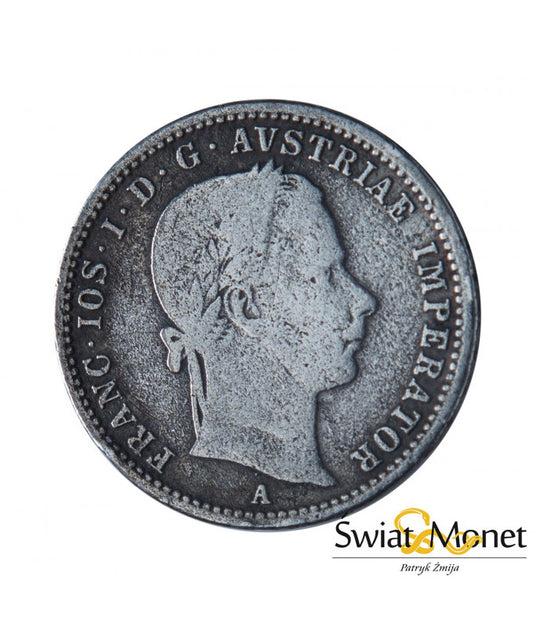Austria 1/4 Florena 1858 Franciszek Józef