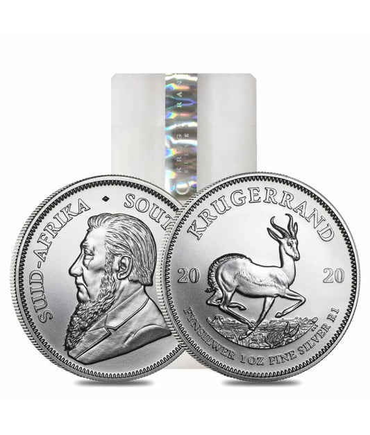 Krugerrand 1 uncja srebra 2020 - tuba 25 sztuk