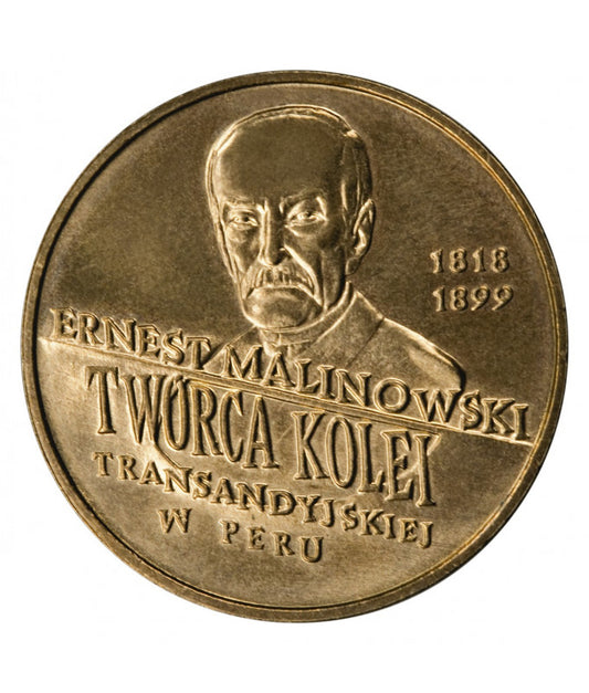 Moneta 2 zł Ernest Malinowski