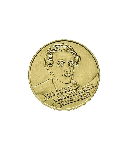 2 zł Juliusz Słowacki 1999 Moneta Okolicznościowa