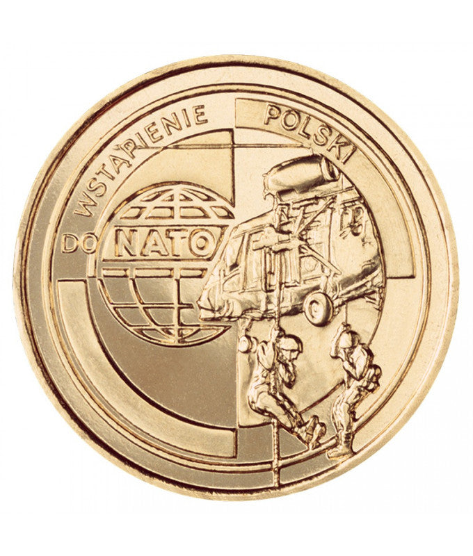 Moneta 2 zł Wstąpienie Polski do NATO