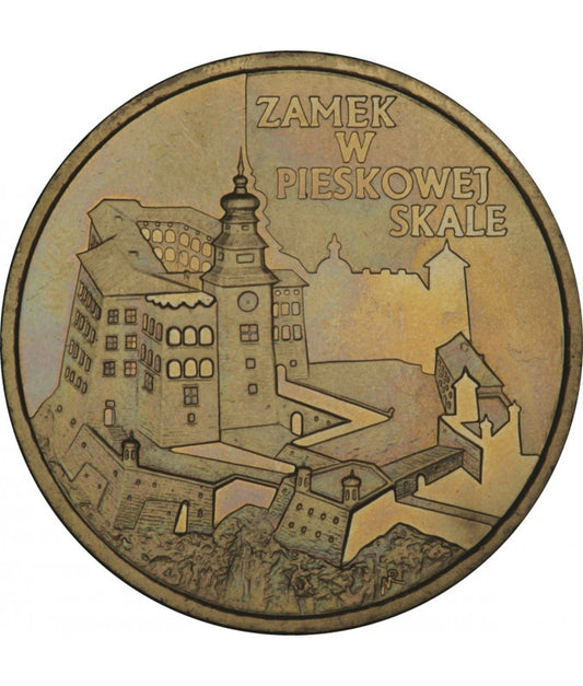 Moneta 2 zł Zamek w Pieskowej Skale
