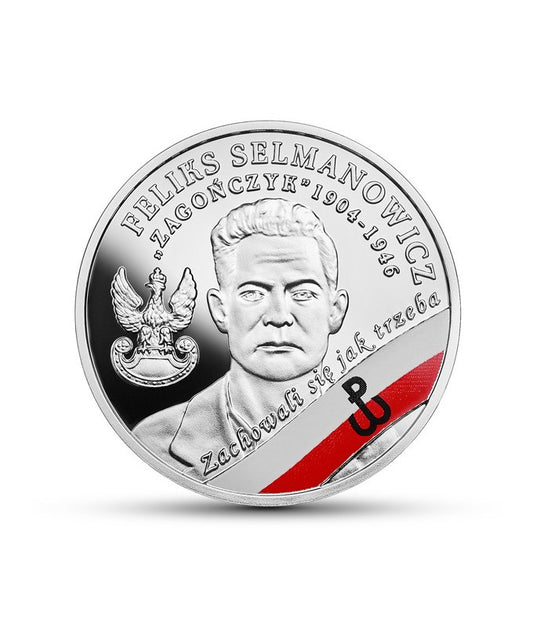 Moneta kolekcjonerska 10 zł Feliks Selmanowicz „Zagończyk”