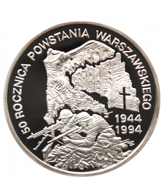 Moneta kolekcjonerska 300 000 zł Powstanie Warszawskie