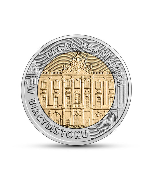 Moneta okolicznościowa 5 zł Pałac Branickich w Białymstoku - 2020