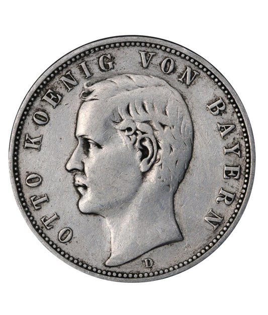 Niemcy - Bawaria - 5 marek 1898 - Otto I