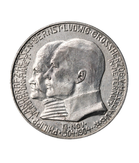 Niemcy - Hesja - 2 marki 1904 - 400 rocznica urodzin - Filip I - (N46)