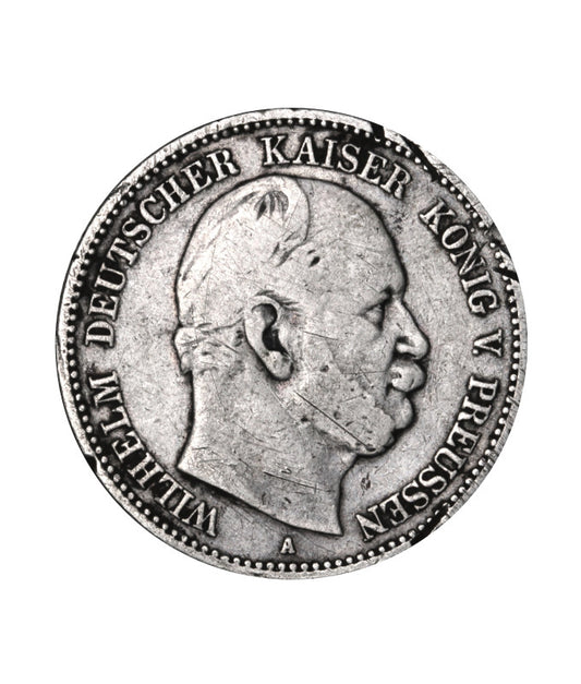 Niemcy - Prusy - 2 marki 1876 - Wilhelm I - (N25)