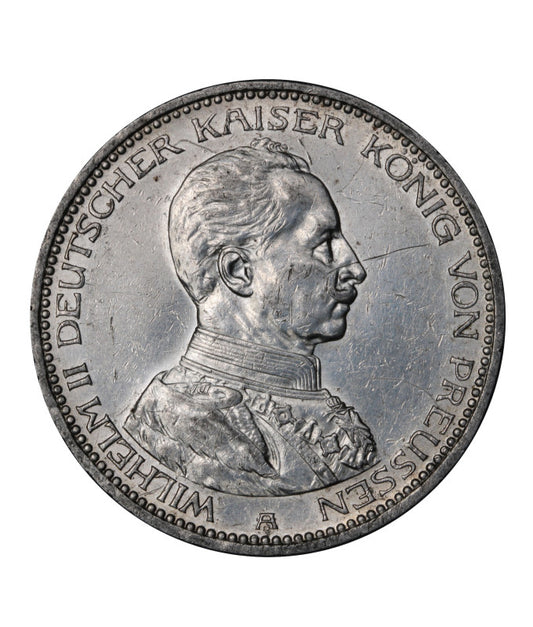 Niemcy - Prusy - 5 marek 1913 A - Mundur - Wilhelm II