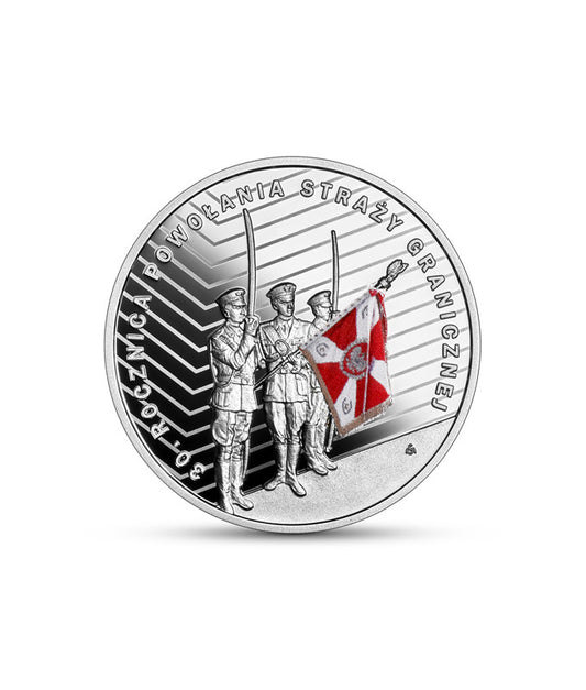 10 zł 30. rocznica powołania Straży Granicznej 2022 r. - Srebrna moneta kolekcjonerska