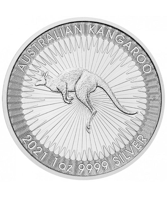Srebrny Kangur Australijski 2021- 1 uncja srebra - tuba 25 sztuk