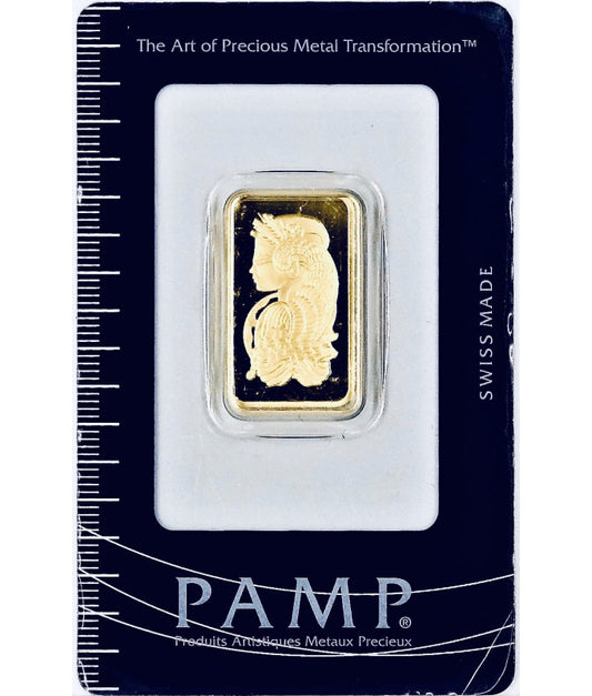 Sztabka złota 10 g PAMP Fortuna