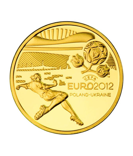 Złota moneta 100 zł UEFA Euro 2012