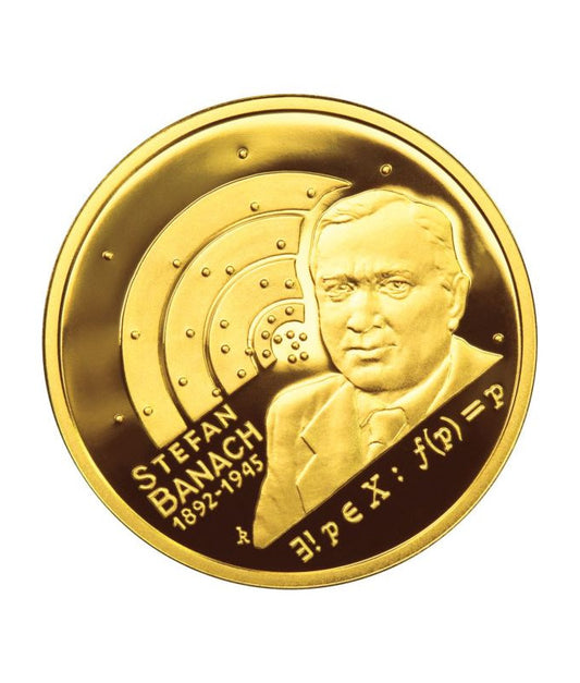 Złota moneta 200 zł Stefan Banach